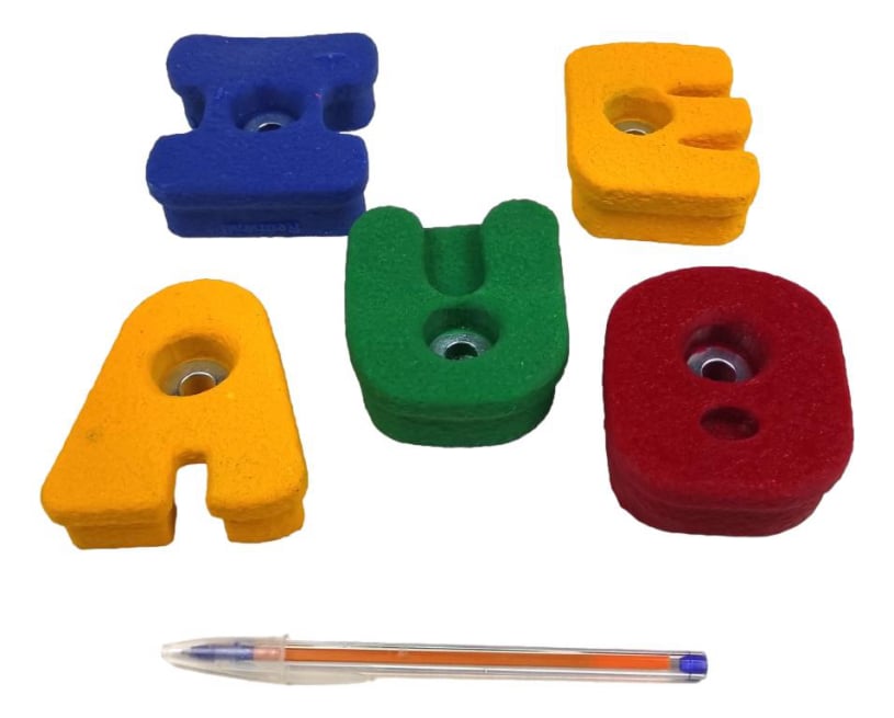 Agarras modelo Letras e Números